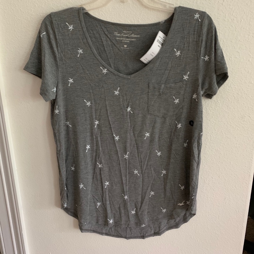 Grey with white palm trees must have shirt